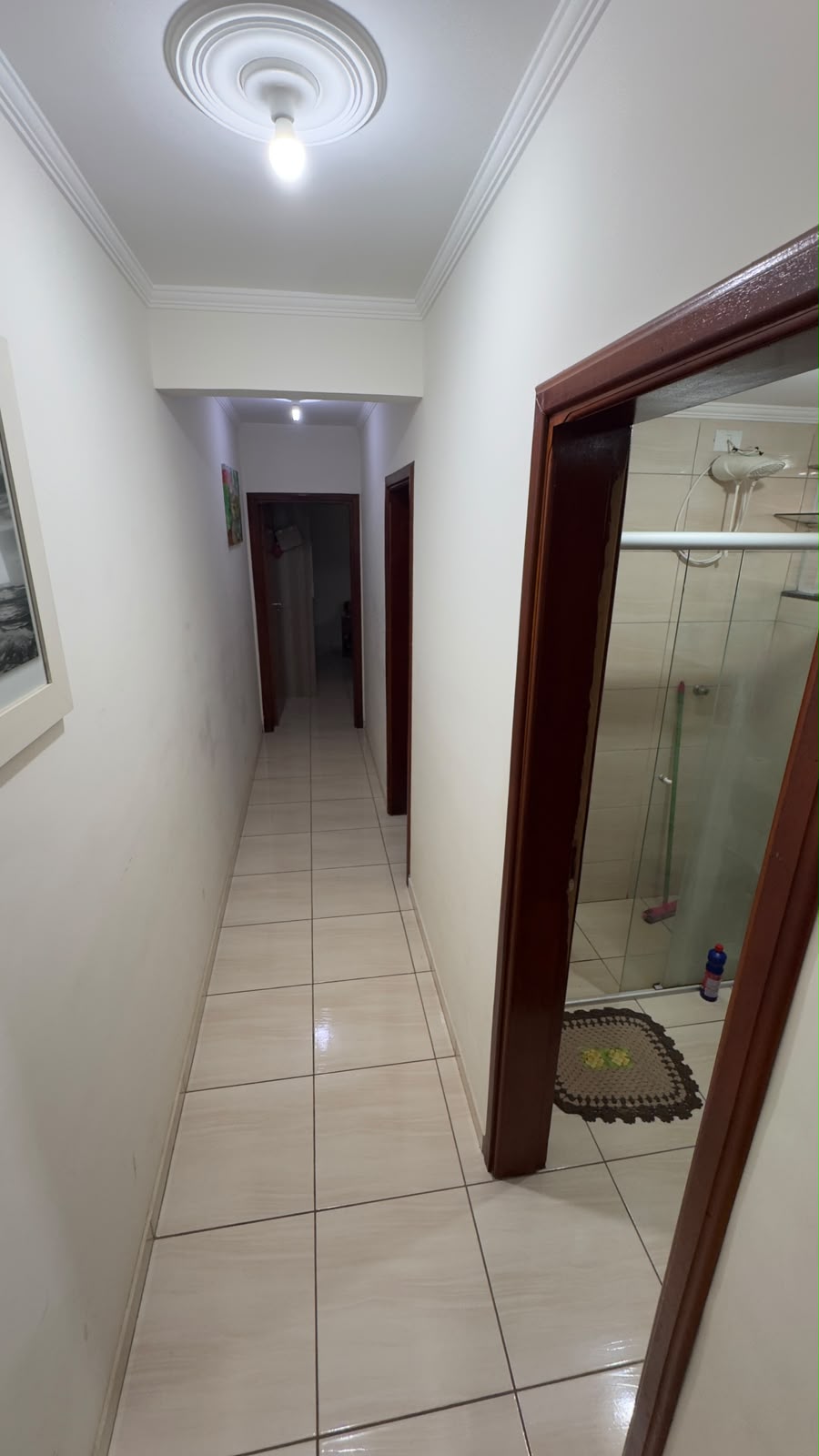Corredor de acesso aos quartos