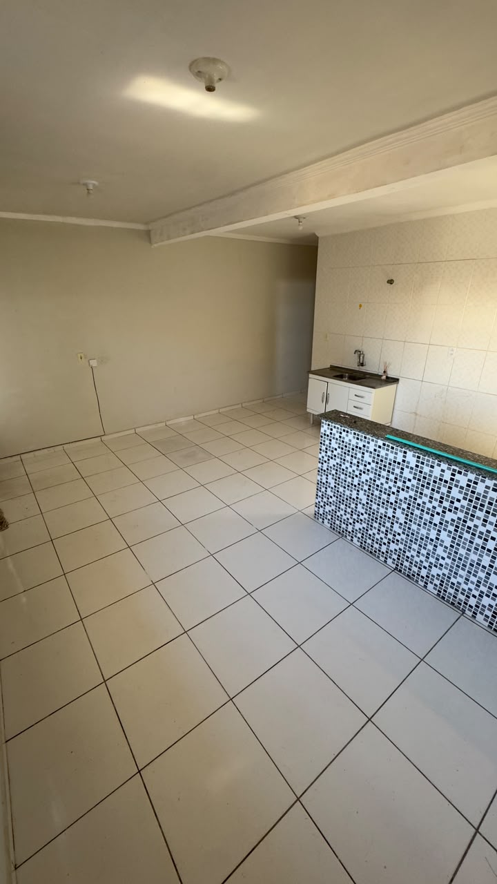 Cozinha com bancada americana