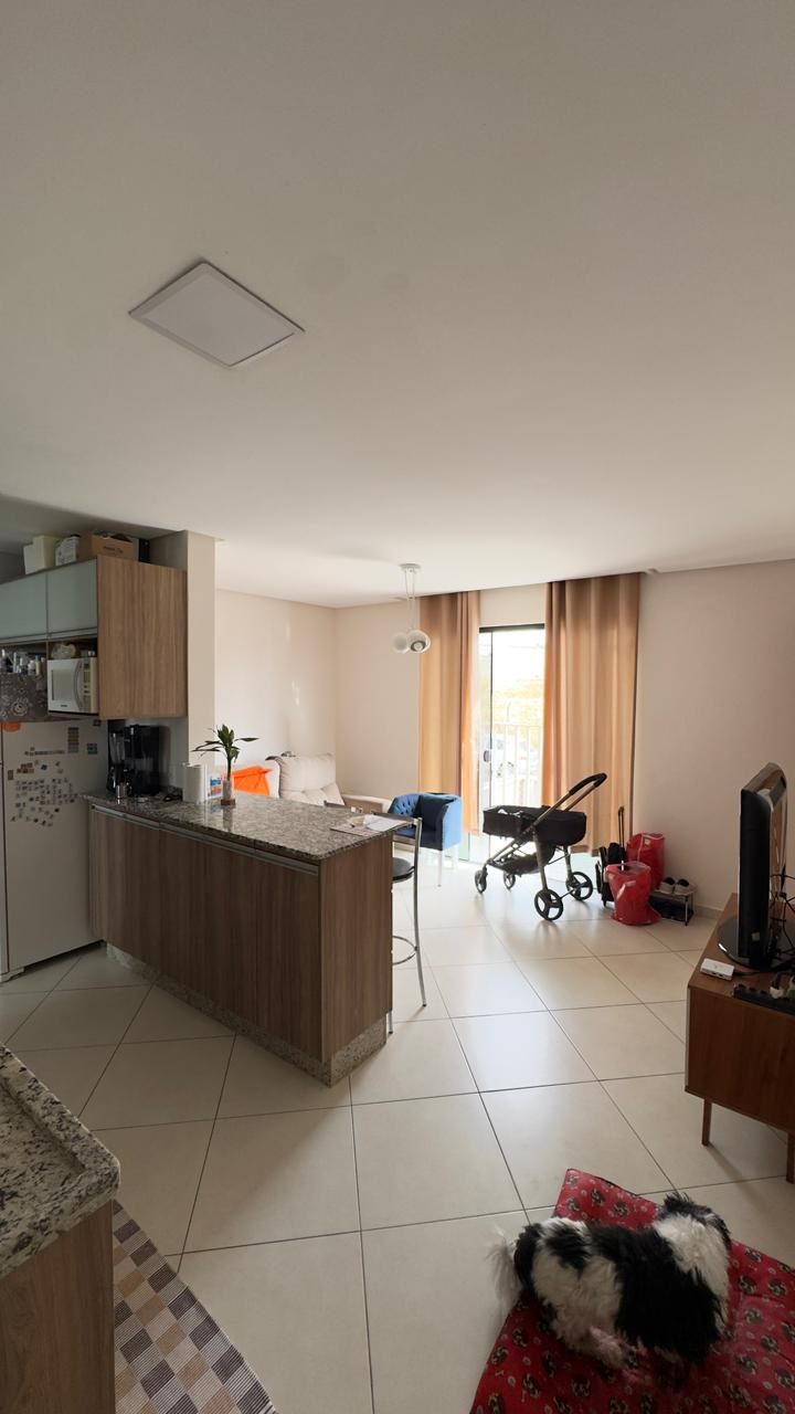 Sala e cozinha integradas