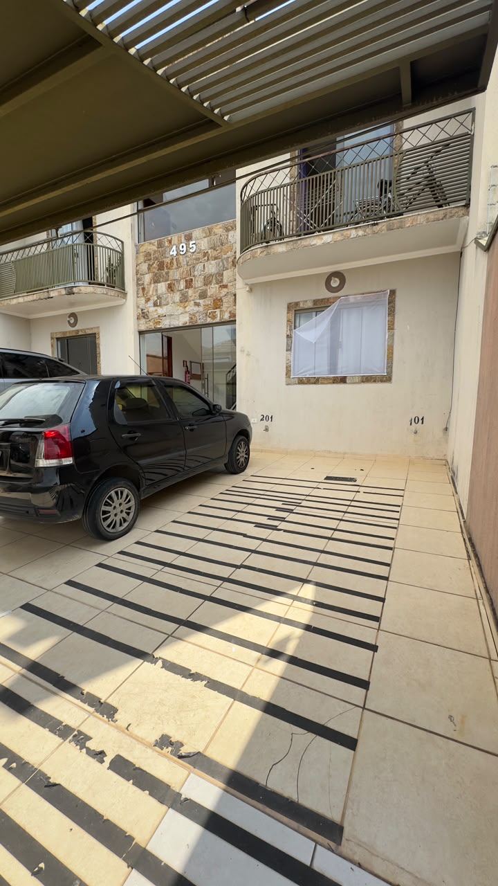 Fachada do prédio do apartamento à venda no Parque Real, Pouso Alegre