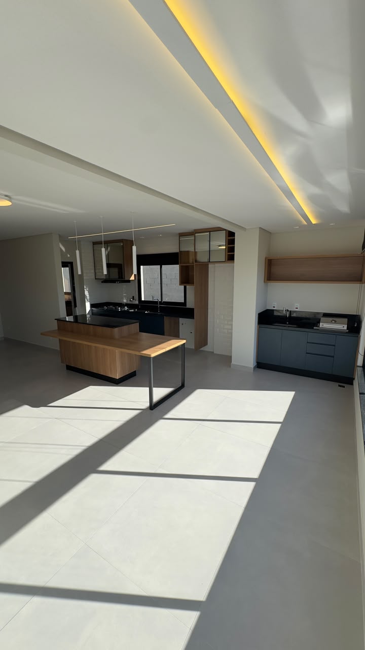 Sala e cozinha integradas