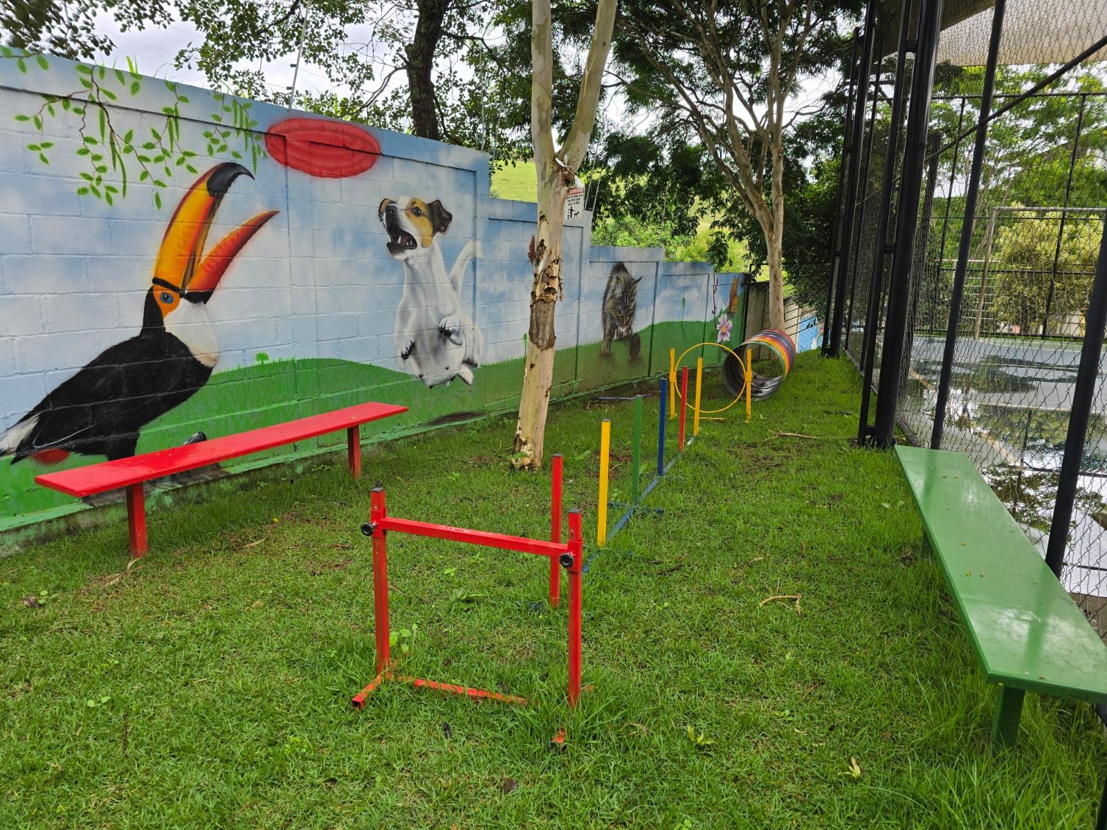 Área de lazer do condomínio