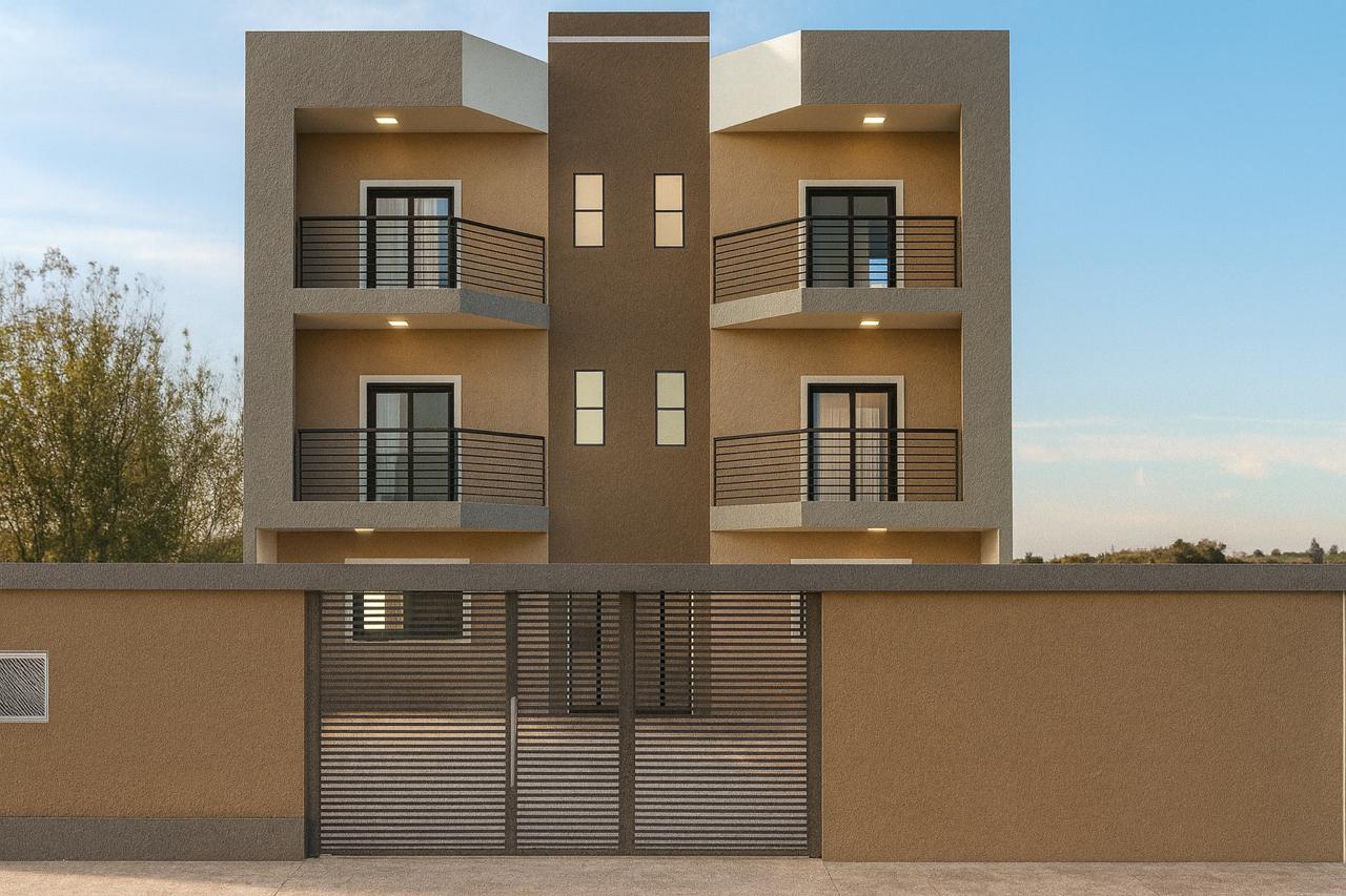 Perspectiva ilustrativa dos apartamentos na planta no Vergani, Pouso Alegre