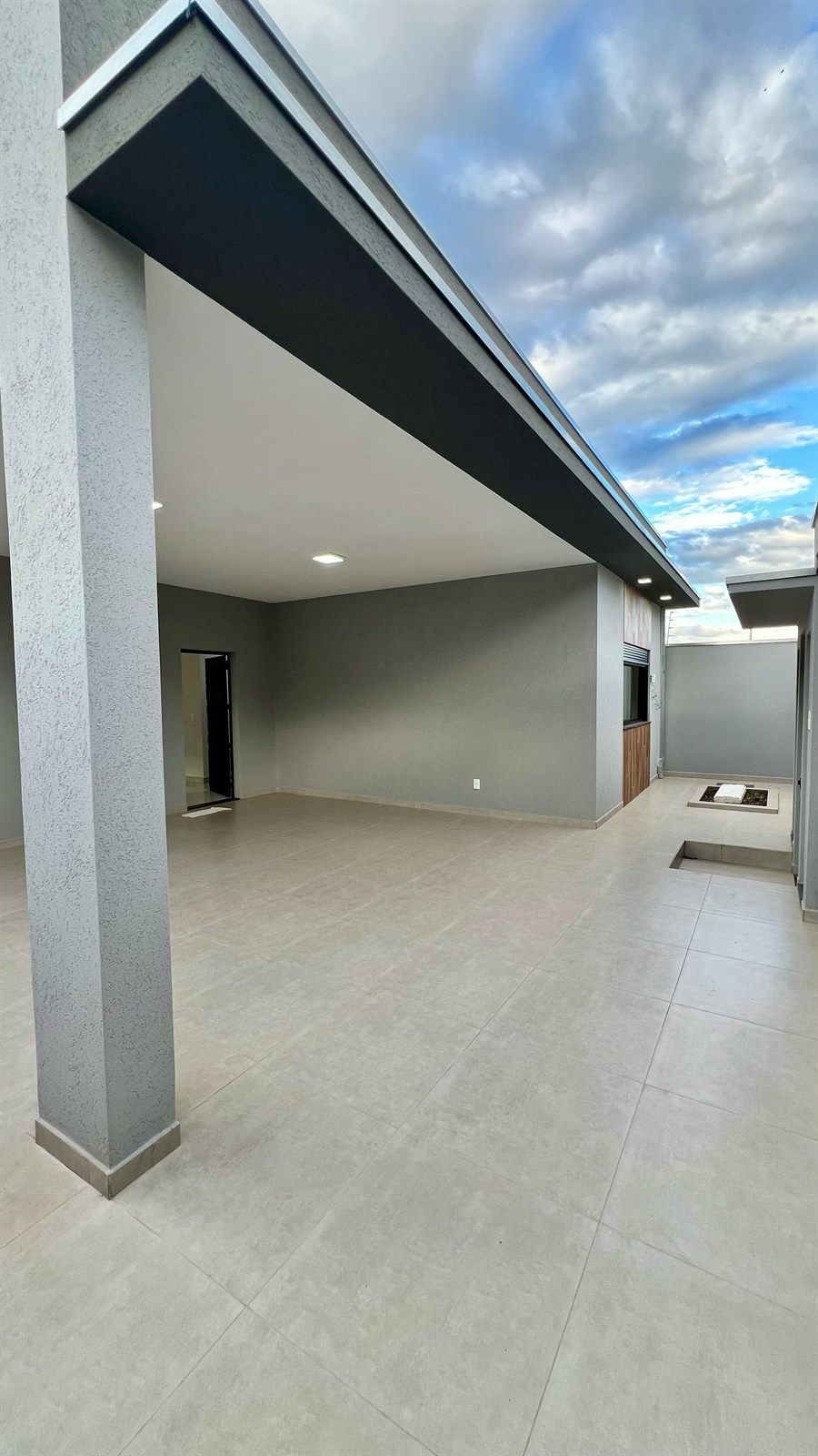 Garagem coberta