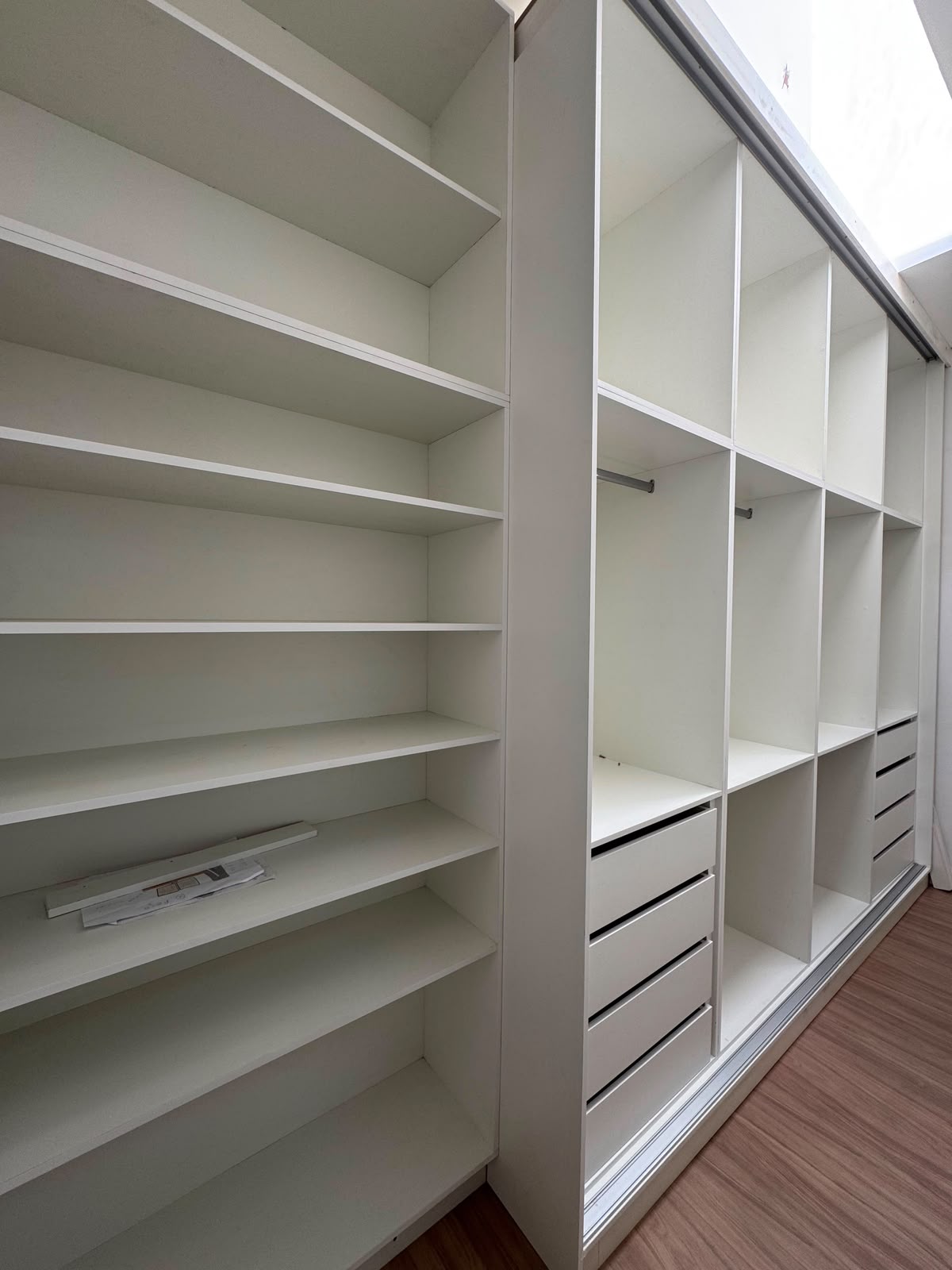 Closet planejado da suíte