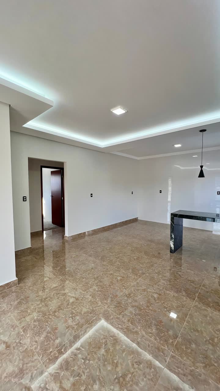 Sala integrada à cozinha