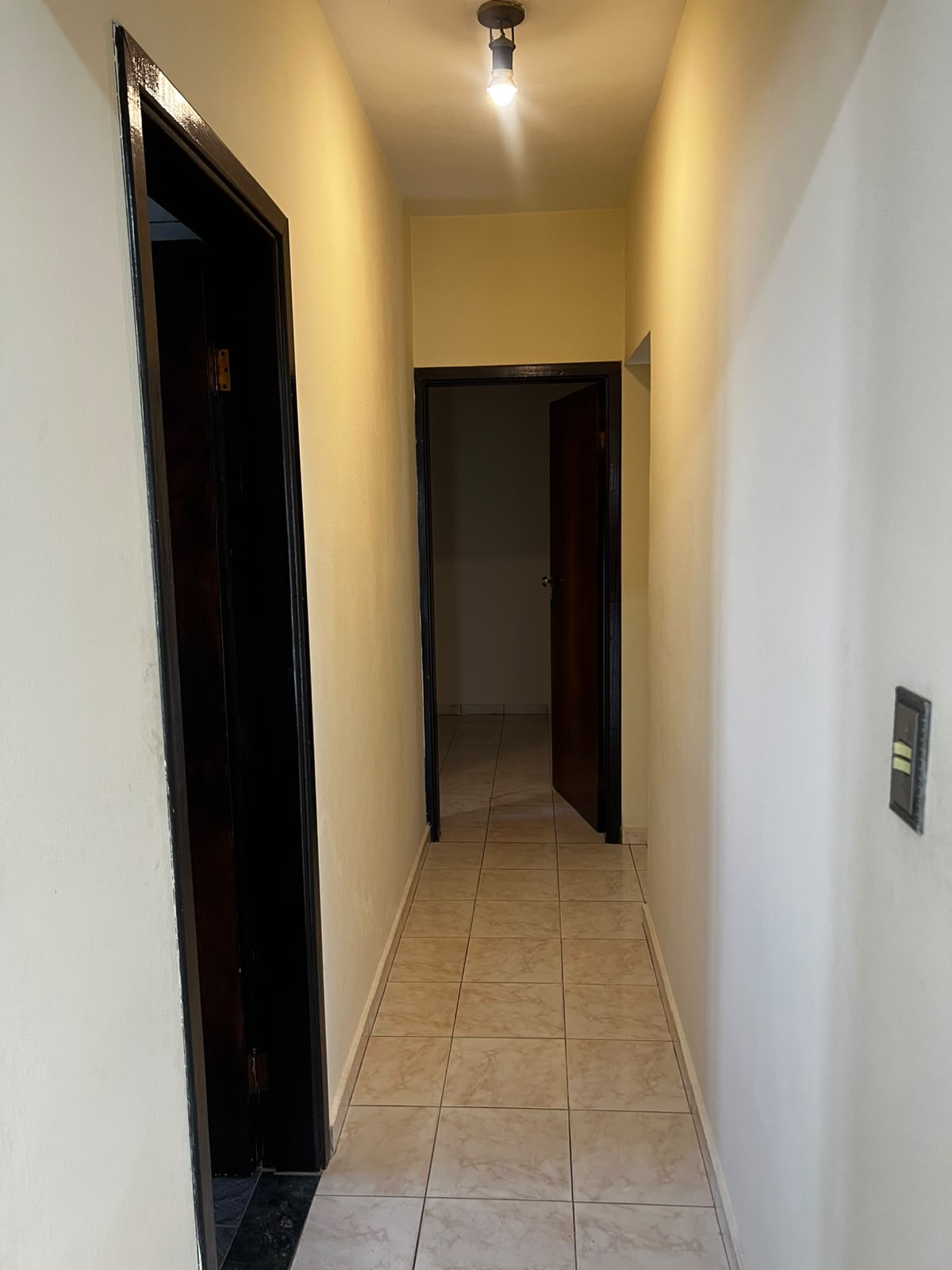 Corredor de acesso aos quartos