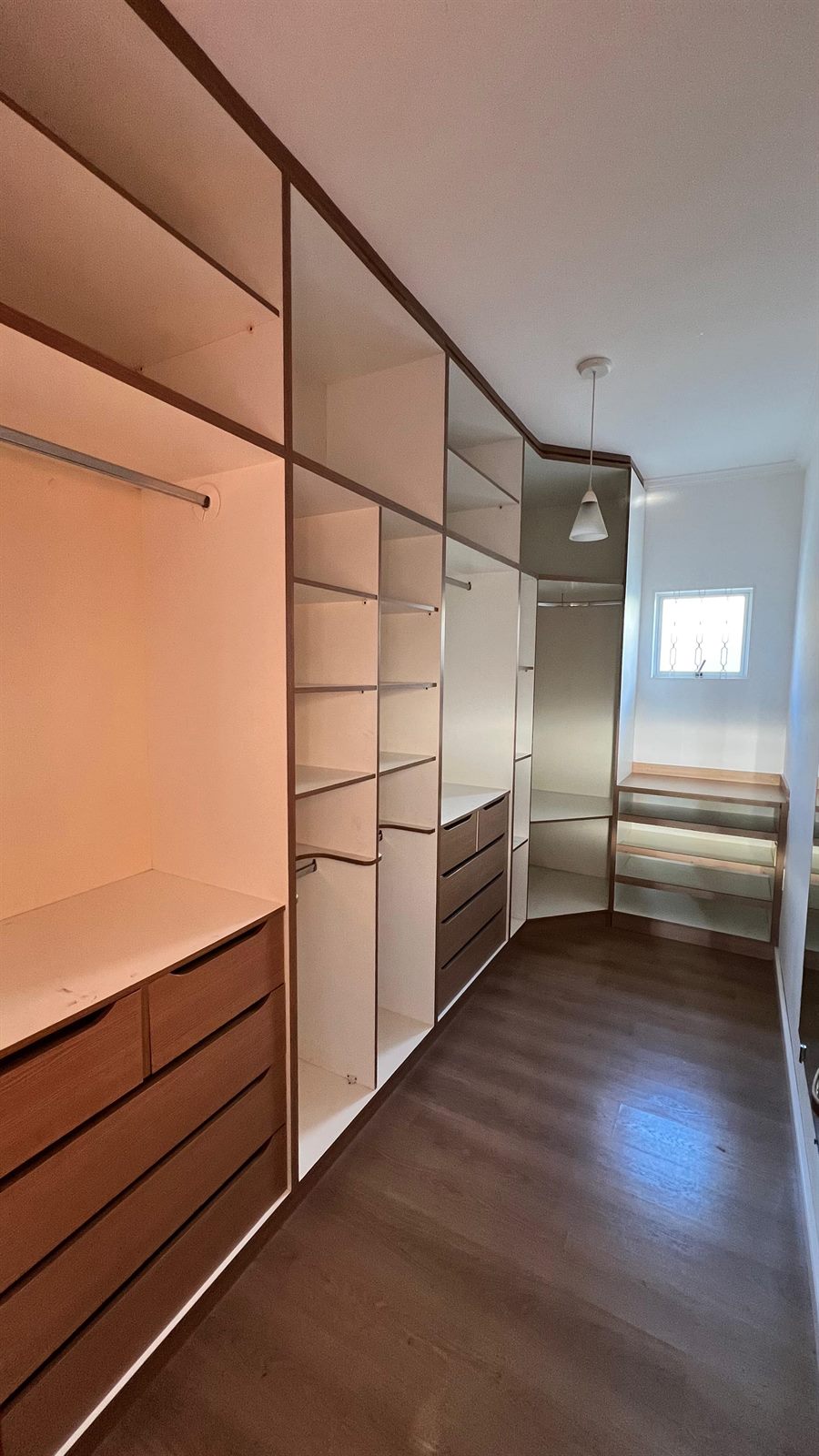 Closet planejado da suíte