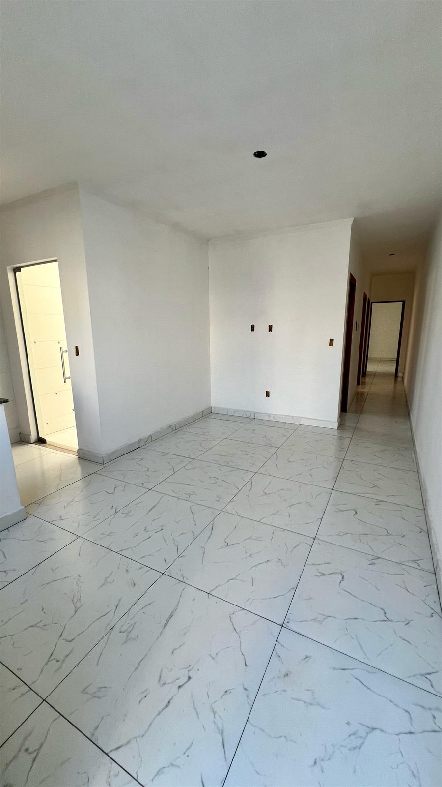 Sala e corredor dos quartos