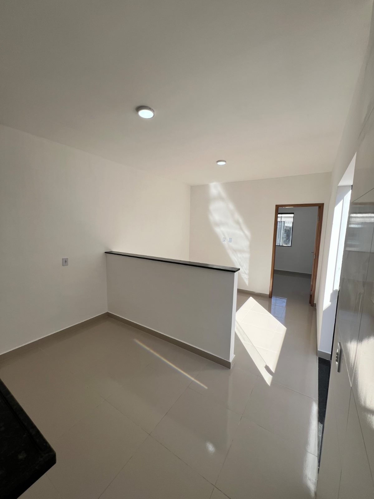 Sala e corredor dos quartos
