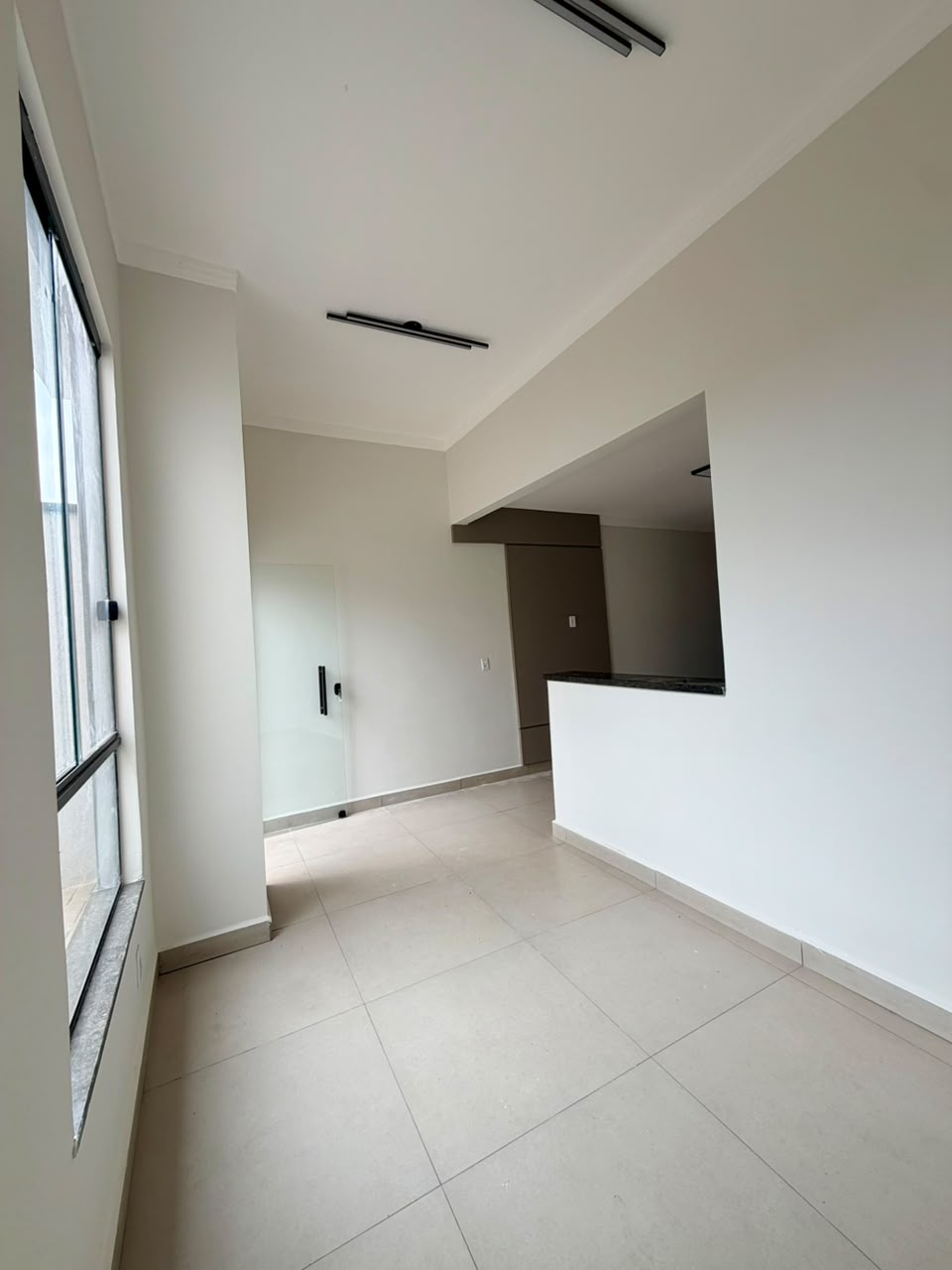 Sala integrada com a cozinha