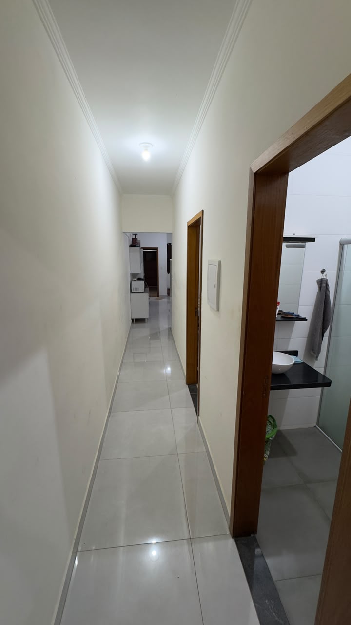 Corredor de acesso aos quartos