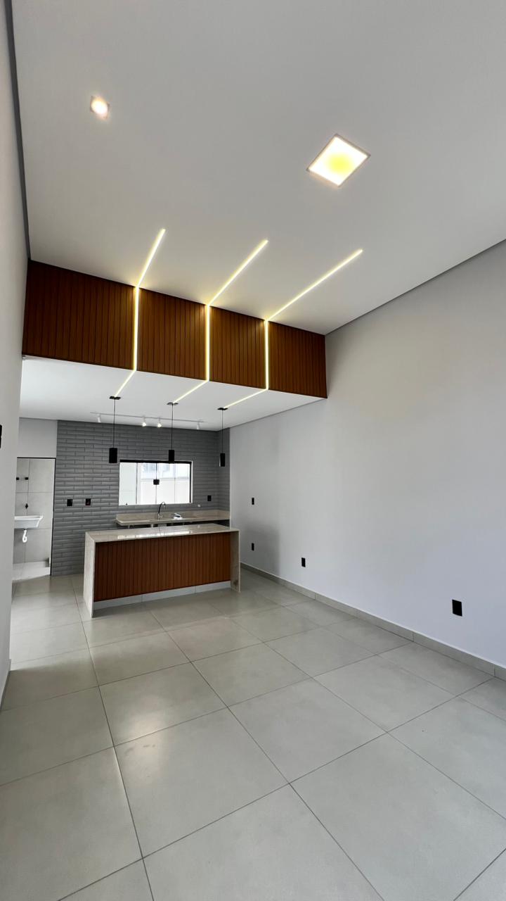 Sala integrada à cozinha em outro ângulo