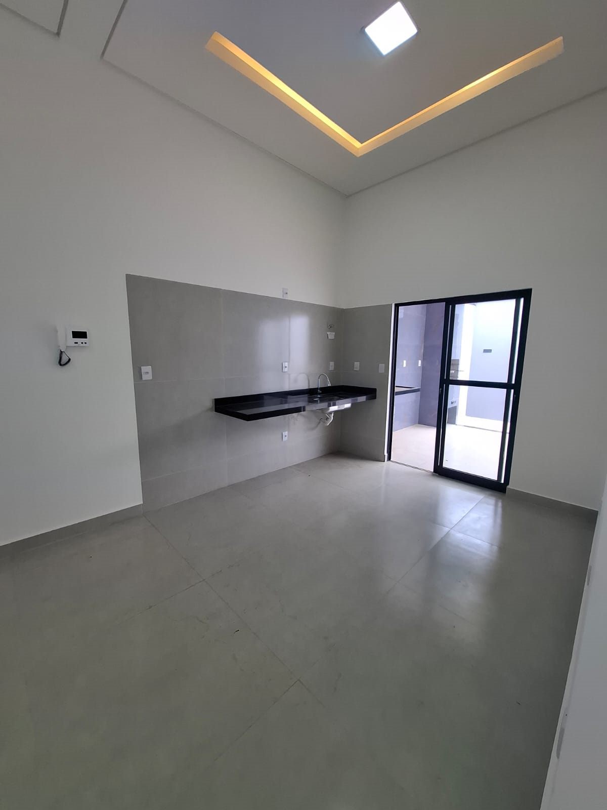 Sala e cozinha integradas