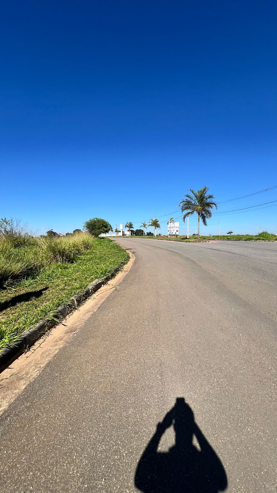 Rua de acesso ao terreno